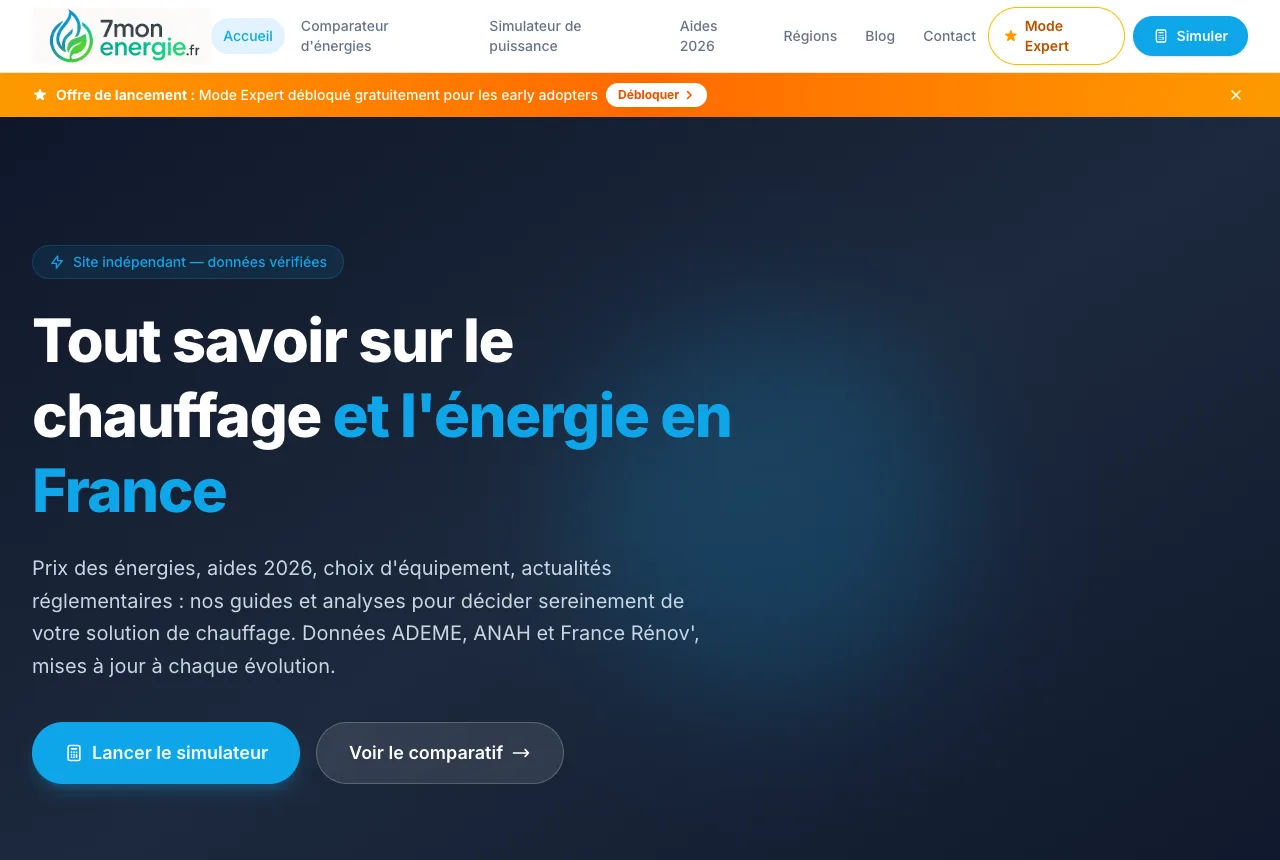 Aperçu de 7monenergie.fr
